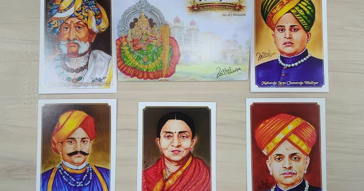 Bengaluru Postal Department Releases Postcards Featuring Mysuru Royal Family