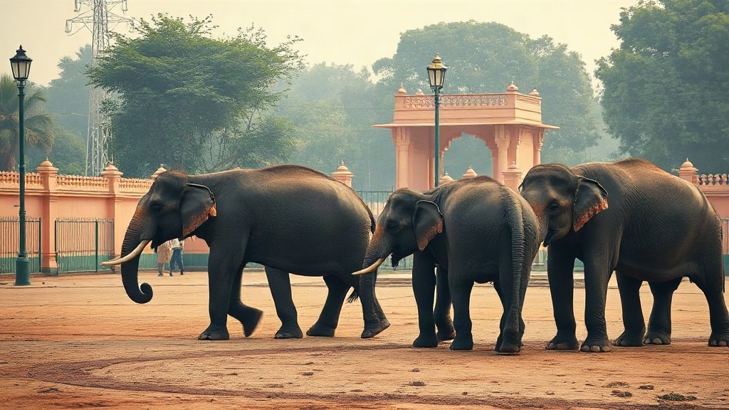 Dasara Elephant Team Under Round-the-Clock CCTV Surveillance
